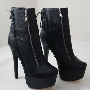 Sexy Lace-Up Booties